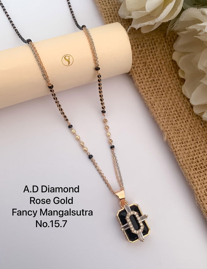 20 AD Diamond Daily Wear Mangalsutra Wholesale Market In Surat
